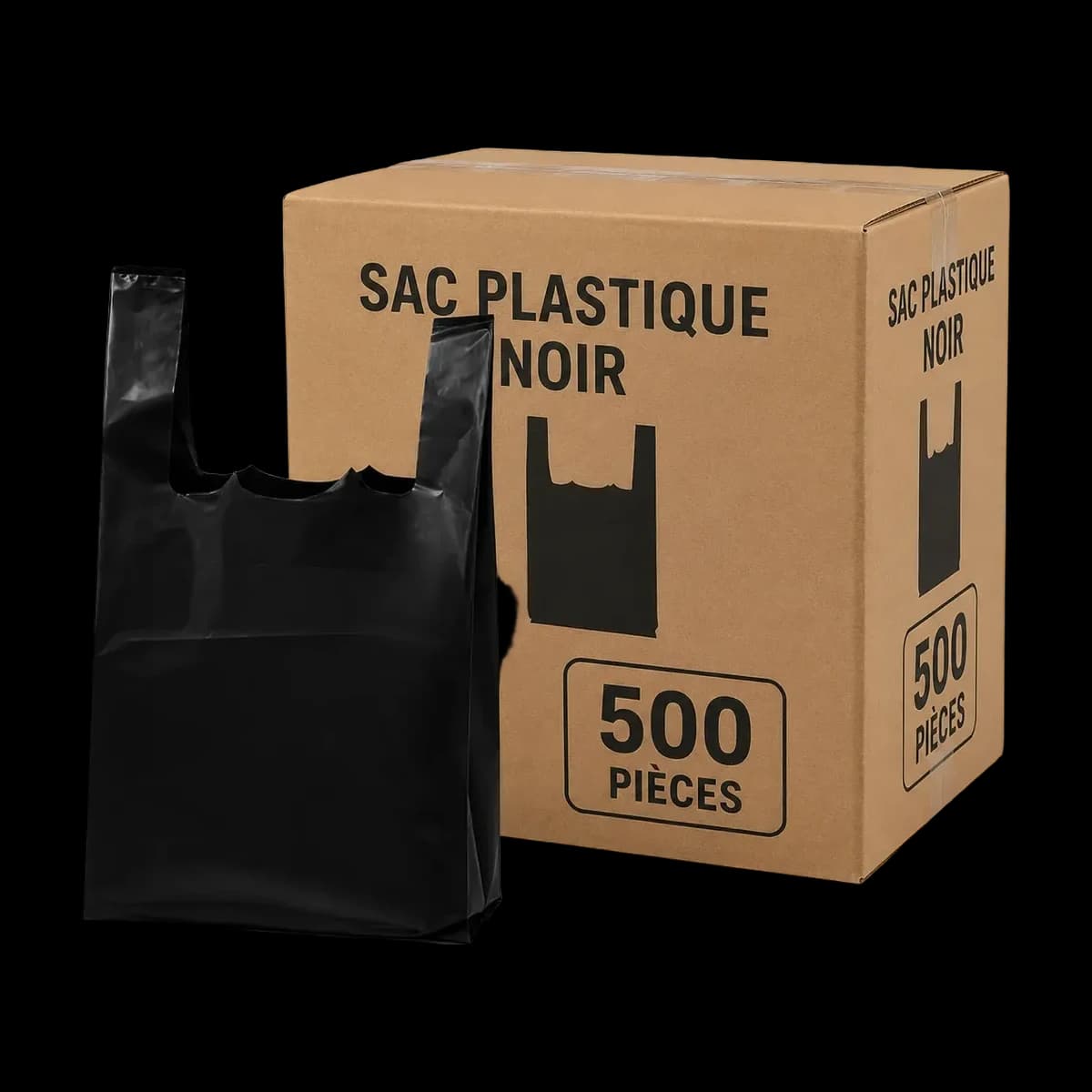 Sac Plastique Noir
