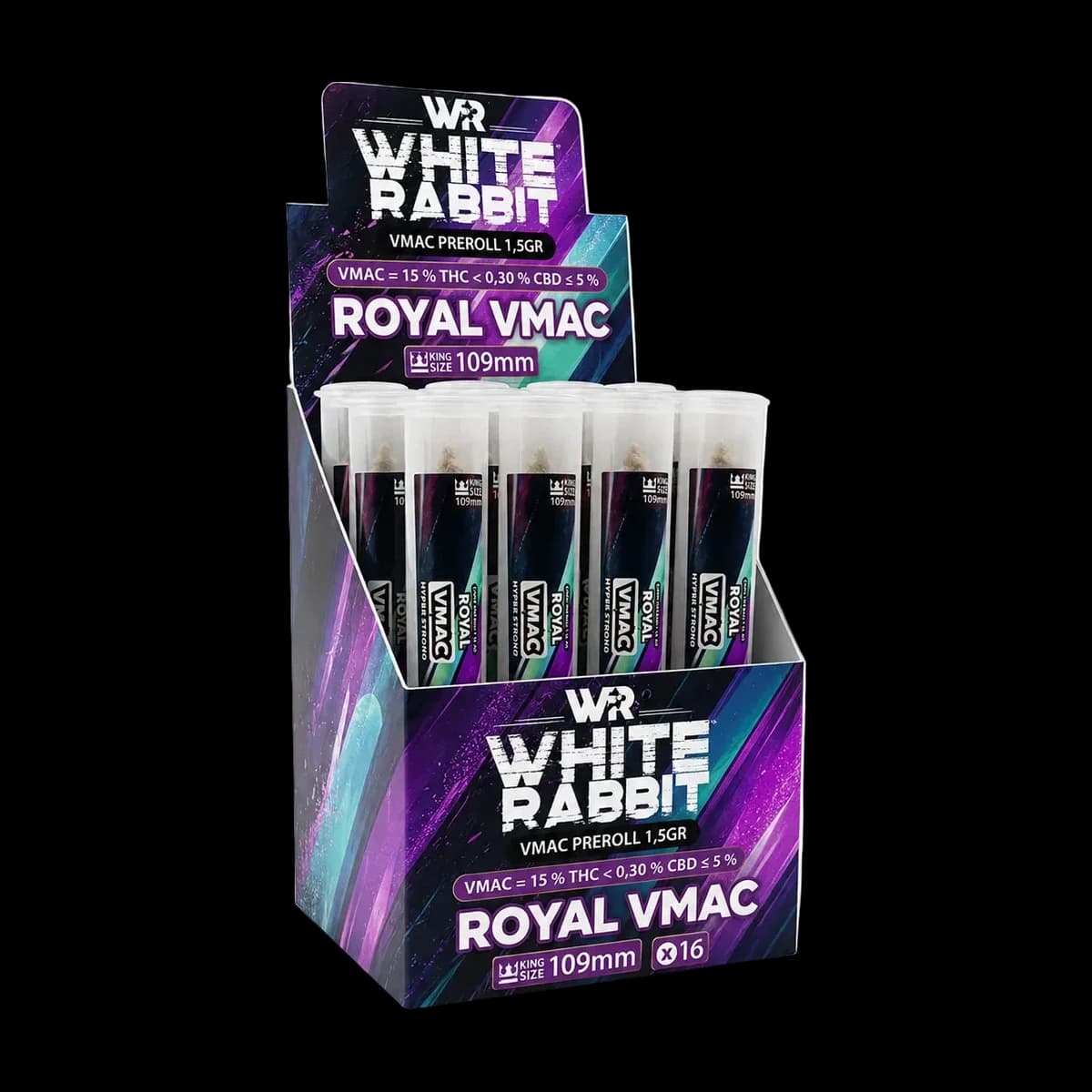 White Rabbit Royal Pré Roulé, Boite de 16u