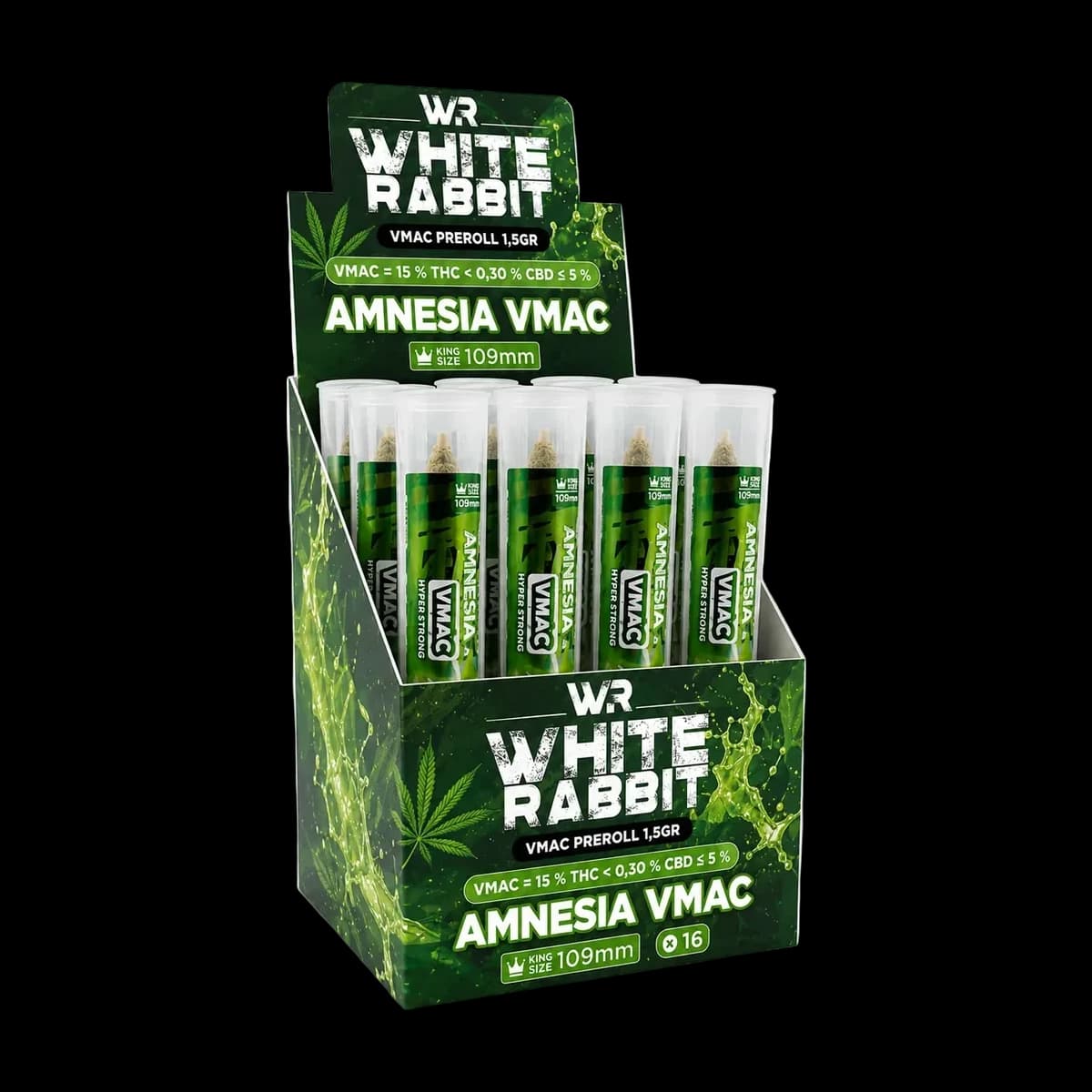 White Rabbit Amnesia Pré Roulé, Boite de 16u