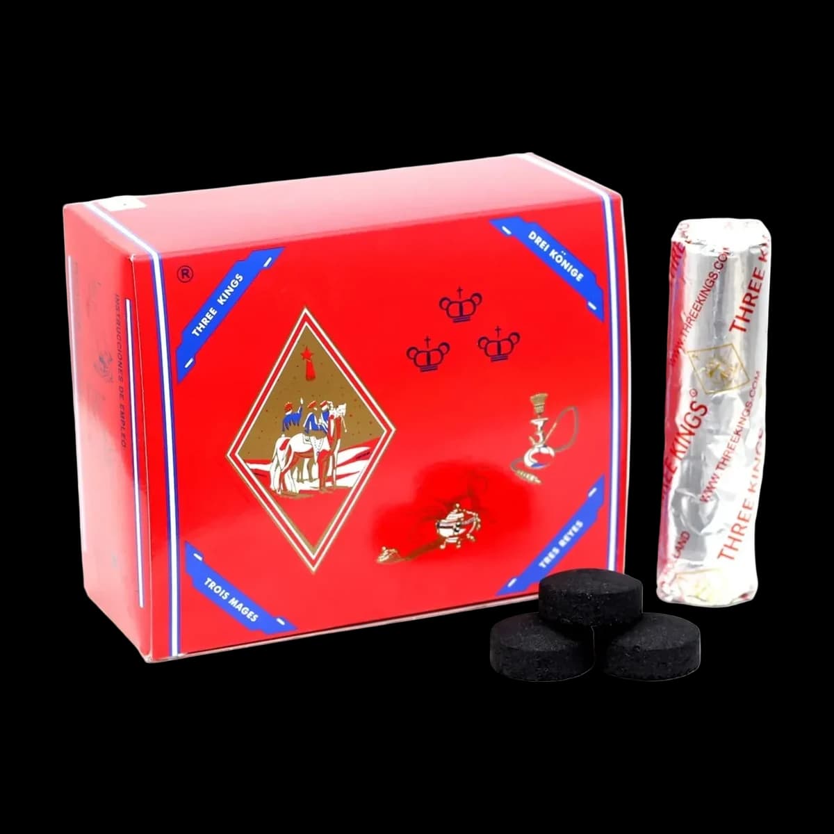 Three Kings Charbon Auto Allumant - Carton